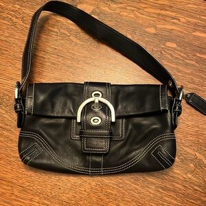 Coach 8A05 Leather Soho Shoulder Purse